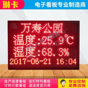 戶(hù)外溫濕度看板燈珠顯示屏
