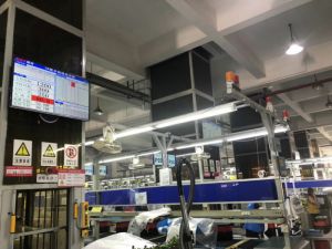 電子廠計劃達(dá)成率液晶電視看板